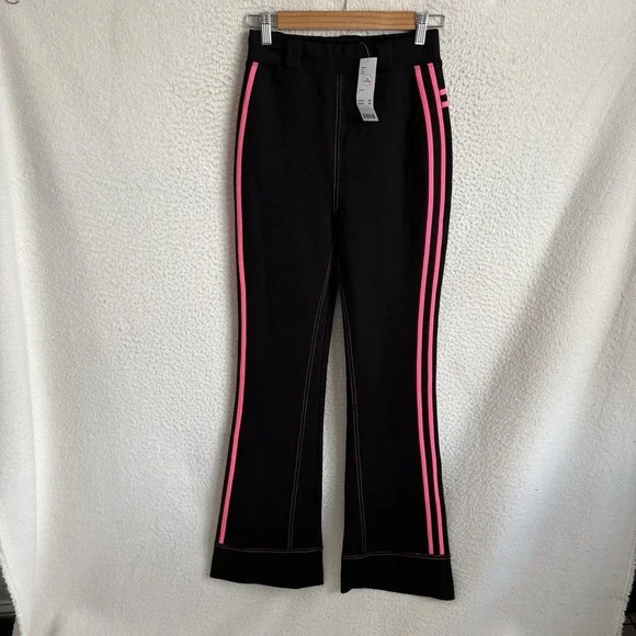 I Am Gia Pants‎ Womens Small pink Black Stripe Flare - Picture 4 of 13